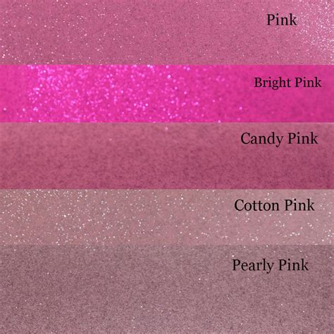 Pink Glitter Vinyl Glitter Heat Transfer Vinyl Htv Roll118x59