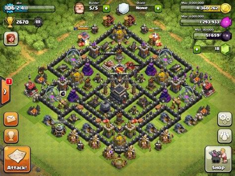 If you should be town hall hybrid 9 and also you're likely to war you regularly visit higher town halls hitting on your base which is why a specific sort of anti 3 star approach started evolving from the last month. Base Coc Gambar Lucu - Mutiara Kata