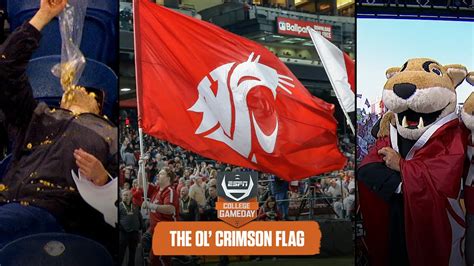 Why Washington States Flag Flies On The Set Of Every Gameday Show College Gameday Flashback