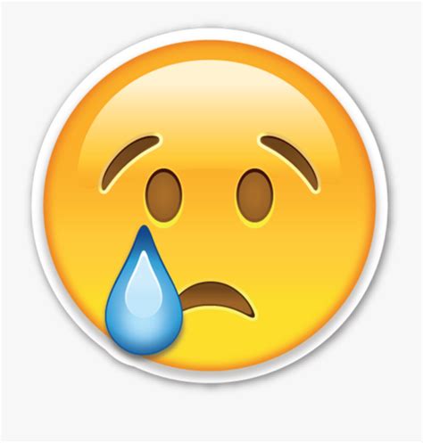 Cry Choro Tumblr Emotion Emoji Iphone Sad Smiley Free Transparent
