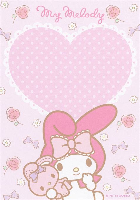 Sanrio My Melody Memo 2014 Hello Kitty My Melody My M