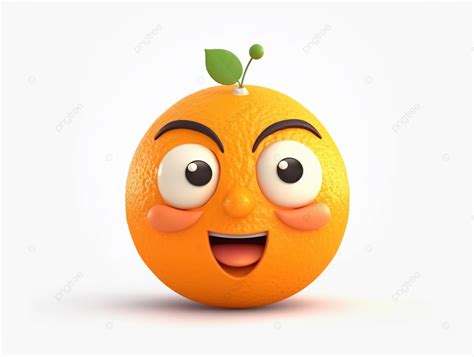Happy Orange Character Character Animated Illustration Cartoon Art