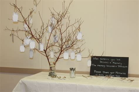 Funeral Memory Table Ideas
