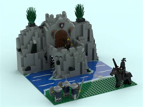 Lego Moc Wolfpack River Hideout By Thisonebrick Rebrickable Build