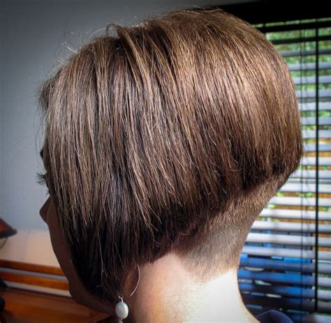 Mrs Cb From The Website Shaved Nape Inverted Bob