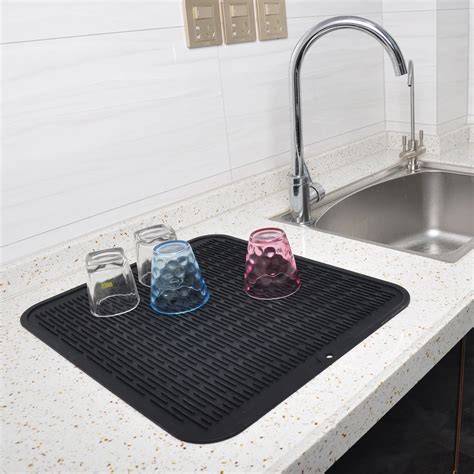 Anti Slip Heat Resistant Kitchen Counter Mat Eco Friendly Silicone