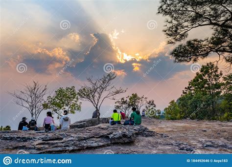 Pha Mak Dook Cliff Viewpoint On Khao Phu Kradueng National Park Loei