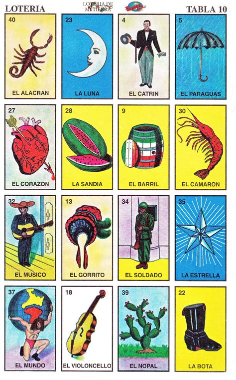 Tarjetas de lotería imprimibles el conjunto completo de Etsy México
