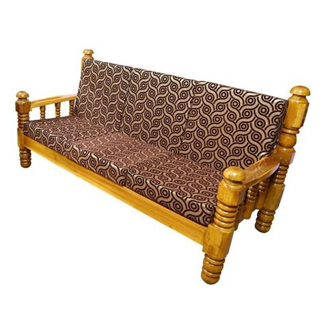 Three Seater Wooden Sofa Set Buy Now Sri Ganesan Furniture