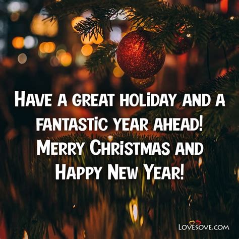 Have A Great Holiday And A Fantastic Year Ahead