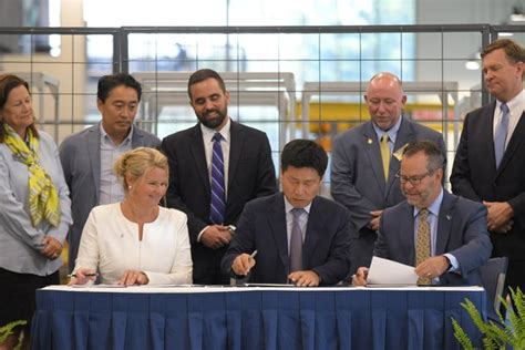 Georgia Southern And Otc Sign Commitments To Hyundai Plant Statesboro