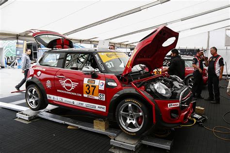 Mini Cooper Under Bonnet