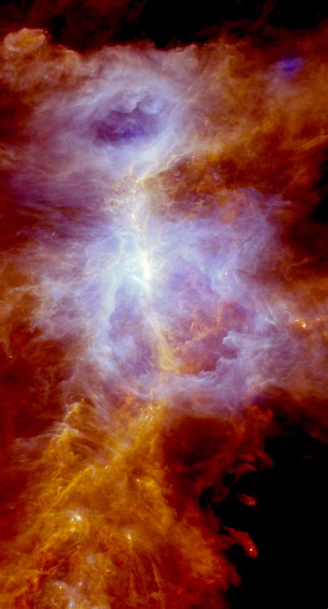 New Herschel Image Of The Orion A Star Formation Cloud