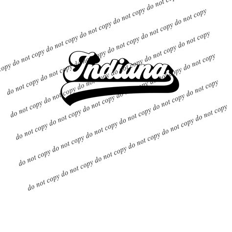 Indiana Font Cricut Cut File Etsy