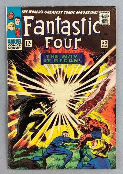 Marvel Comics The Fantastic Four No 53 Matthew Bullock Auctioneers