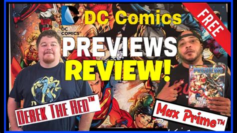 DC Comics Previews Catalog Review by MaxPrimeReviews - YouTube