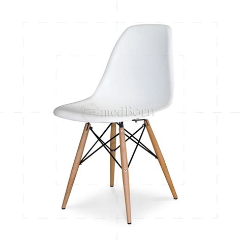 Reproduction of the iconic eames eiffel dsw/dsr chair: Eames Style Dining DSW Chair White - Replica