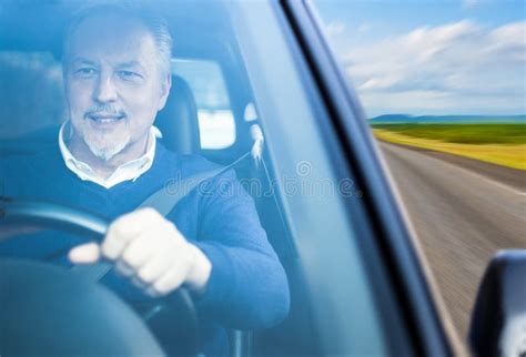 Man Driving A Car Stock Photo Image Of Dealer Automotive 44340874