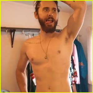 Jared Leto Looks So Hot Dancing Around Shirtless Watch Now Jared Leto Shirtless Video