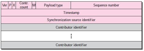 Some of the intended participants in. Explain in detail RTP packet format.
