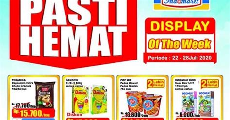 Diawali dari sebuah warung tenda pinggir jalan, kini es teler 77 telah memiliki ratusan gerai yang tersebar di berbagai wilayah indonesia dan negara lainnya. Indomaret Promo DTW Display Of The Week Pasti Hemat 22 ...