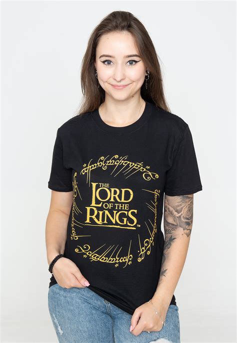 The Lord Of The Rings Classic Logo T Shirt Impericon Us