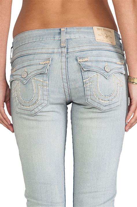 True Religion Becky Super T Mid Rise Bootcut In Blue Lyst