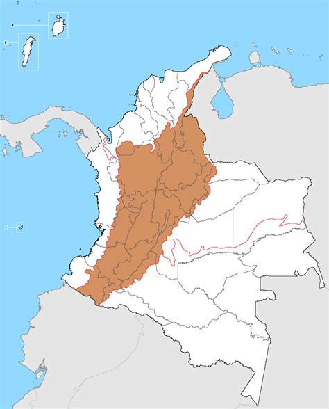 Region Andina Mapa Imagui