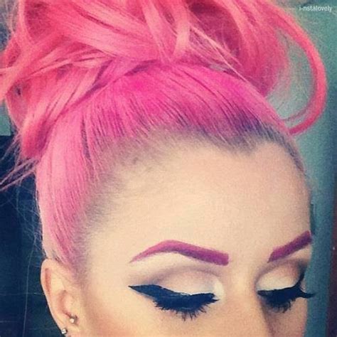Pink Eyebrows On Tumblr