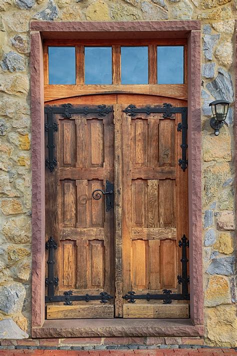 Hd Wallpaper Closed Brown Wooden Door Oak Old Old Door Input