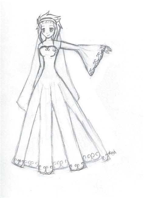 Anime Dress Sketch At Explore