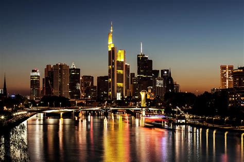 Skyline Of Frankfurt Germany Photograph By Ollo