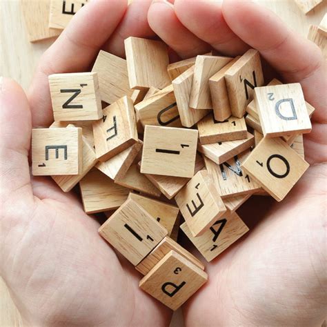 Letter K Wooden Scrabble Tiles Bsiri Games