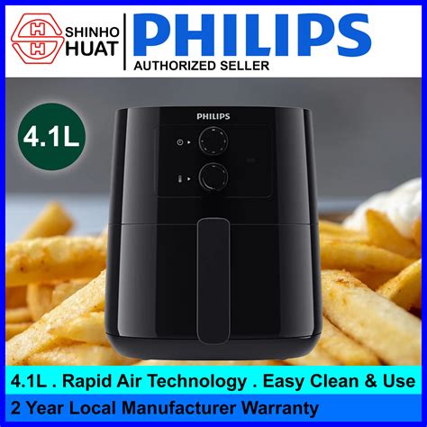 Philips Hd9200 Essential Air Fryer With Rapid Air Technology 41l