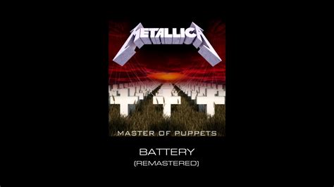 Metallica Battery Remastered Youtube
