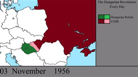 Hungarian Revolution 1956 Map