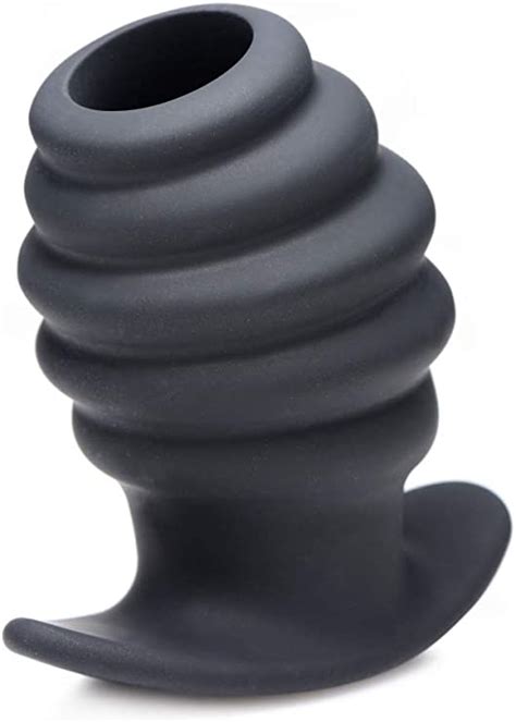 Master Series Hive Ass Tunnel Silicone Ribbed Hollow Anal Plug Large Count Amazon Ca