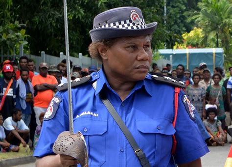 Rise Up Papua New Guinea Female Police Chiefs Battle Cry To Women