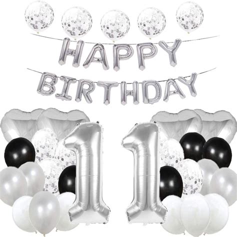 Buy Sweet 11th Birthday Balloon 11th Birthday Decorations Happy 11th