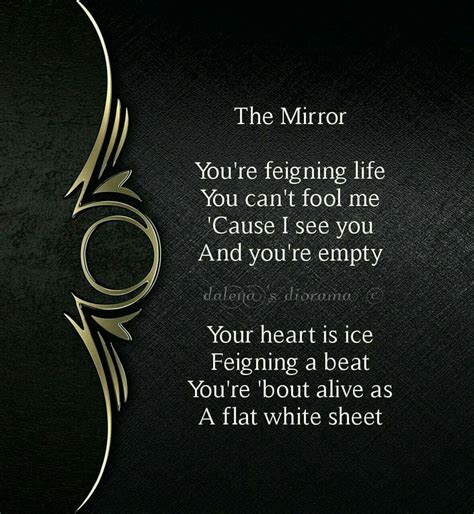 My Mirror My Mirror Poem Quotes Poems