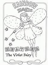 Rainbow Magic Coloring Pages Fairies Colouring Fairy Birthday Kids Print Blue Cartoons Daisy Related sketch template