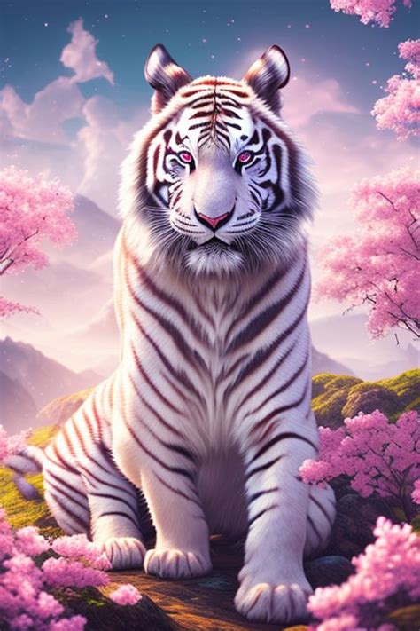 Anime White Tigers