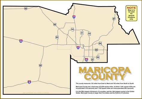 Maricopa County Map Gambaran