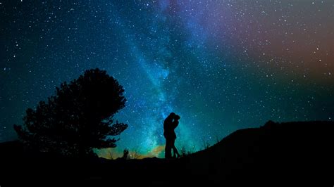 1920x1080 Lovers Night Sky Starry Sky Laptop Full Hd 1080p Hd 4k