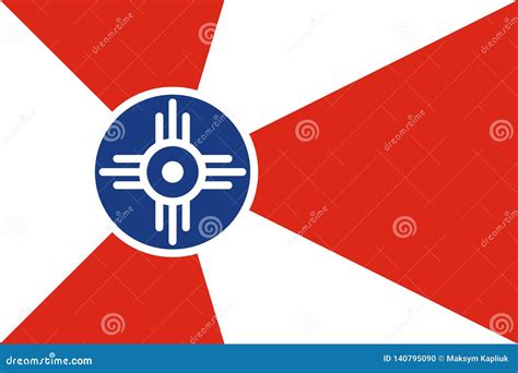 Kansas Set Of Usa Official State Symbols Vector Illustration