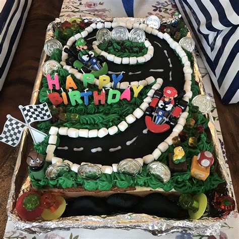 Super Mario Kart No 9 Birthday Cake Imadethis Anniversaire Super