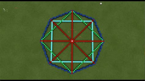 How To Make An Octagon In Minercaft Youtube