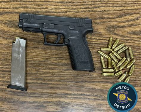 State Police Arrest Oakland County Man For Having Gun Loose Bullets In