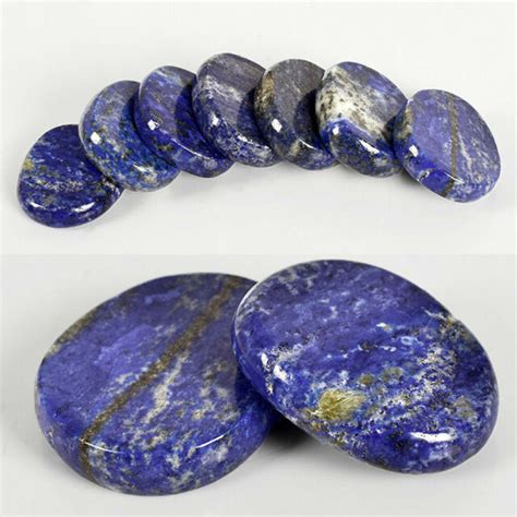 Natural Rough Afghanistan Lapis Lazuli Crystal Gemstone Mineral Round