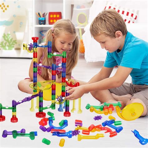 Marble Run 152pcs Marble Maze Game Building Toy For Kid Marble Track